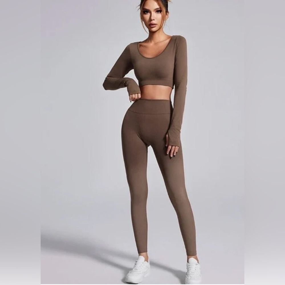 Leggings - Breathe - gym Super Active brand new! Chocolate color size small